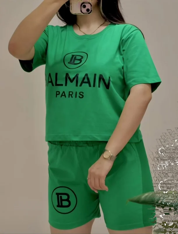 ست تیشرت و شلوارک راحتی شیک