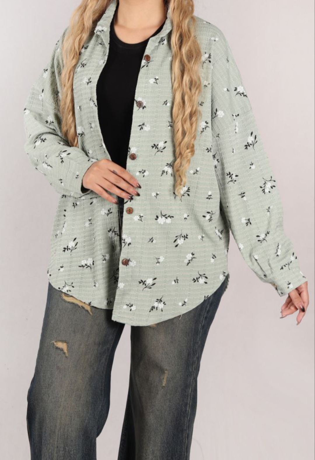 مانتو کراش طرح گل